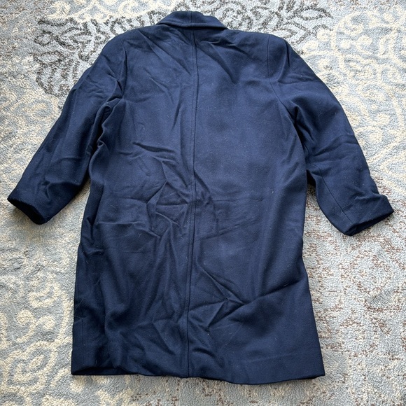 Vintage J. Gallery Wool Peacoat Navy Blue 13/14 - Picture 6 of 8